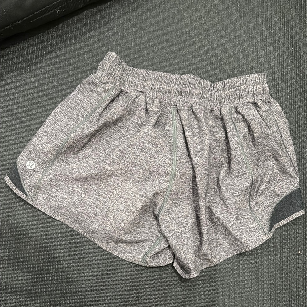 lululemon athletica Gray Athletic Shorts Moisture-Wicking Relaxed Fit